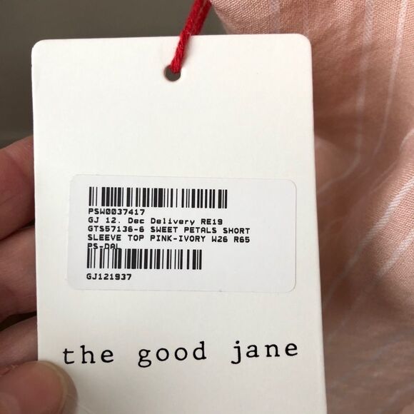 NWT The Good Jane Sweet Petals Short Sleeve Pink S - Picture 7 of 10
